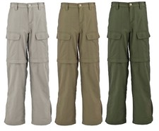WHITE SIERRA X9711Y YOUTH BOYS GIRLS JR TRAIL CONVERTIBLE HIKING TRAVEL PANT
