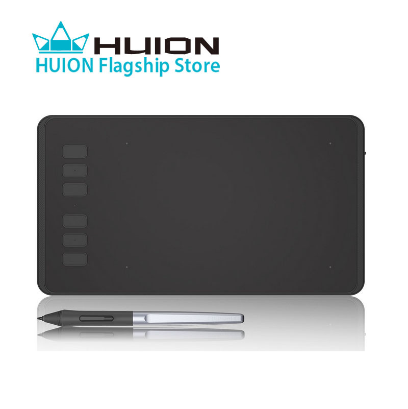 Huion H640P Graphics Drawing Tablet Battery-free Stylus 8192 Pen Pressure  OTG