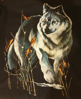 wolf t shirt mens