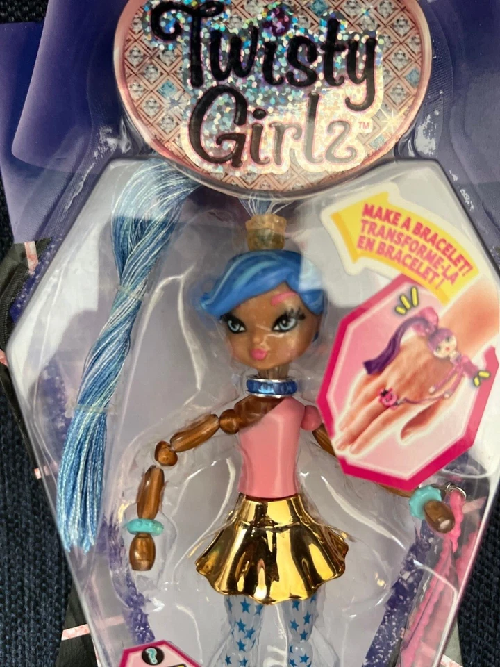 Twisty Girlz Doll- Ebon E. (Box Jet B.) Bracelet - SERIES 2 - NEW w/ RARE DEFECT - Image 2 of 4