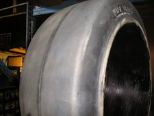 16-1/4x6x11-1/4 tires Wide Track solid forklift press-on tire black smooth