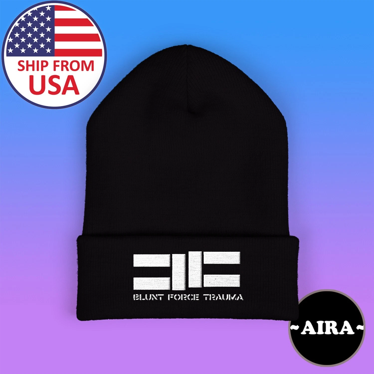 Cavalera Conspiracy Classic Winter Black Beanie Hat Size Adult