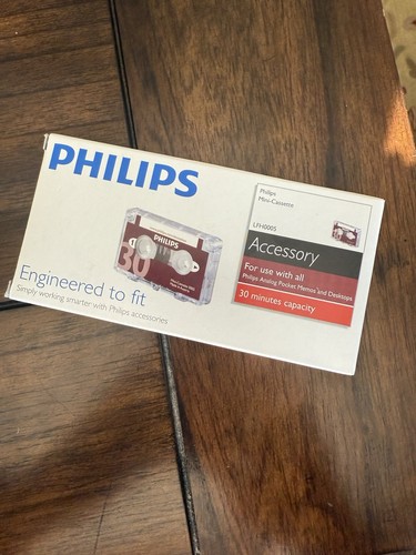 Philips LFH000560 (15 min x 2) Audio Dictation Mini Cassette (10/PK) FREE SHIP! - Picture 1 of 2