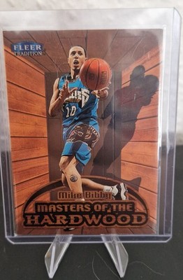 Top Rar 1999-00 Fleer Tradition Basketball Mike Bibby Masters of the Hardwood
