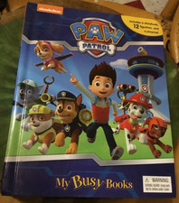 Nickelodeon Paw Patrol My Busy Books With 9 Figurines  Playmat