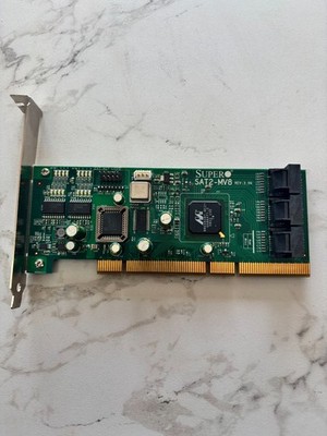 Lot of 3 Storage Controller Cards Supermicro AOC-SAT2-MV8 iSAS-2P SH94V SATA PCI