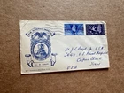 Great Britain 1946 FDC +WWII Victory #SG491-92 +Scarce US Navy Cachet +Elaborate