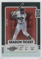 2021 Panini Contenders Season Ticket Optic Red Prizm Starling Marte #52 0o6v