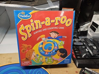 SPIN-A-ROO Sorting Counting Early Learning Action Board Game Spinaroo   ThinkFun