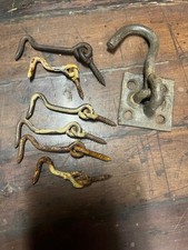 Vintage Gate Hooks Latch - Different Sizes Lot Of 7