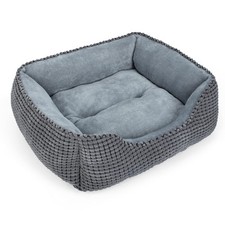 Dog Bed for Large Medium Small Dogs, Rectangle Washable Sleeping Puppy Bed, S...