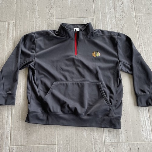 Veste LNH homme XXL noir Chicago Blackhawks coque souple hockey