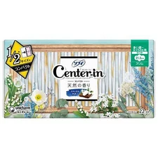 Unicharm Sofy Center-in Compact 1/2 Winged Natural Soap 21.5cm 22pc