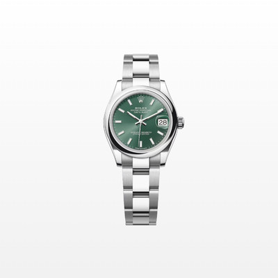 Unworn 2026 Rolex Datejust 31mm, Stainless Steel, Green, Oyster, 278240-0011
