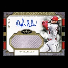 2024 Topps Tier One Dylan Carlson Patch Auto Cardinals 045/149 #AT1JR-DC
