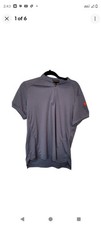 Mcdonalds Apparel Collection 1/4 Zip Shirt Mens Sz L-R Heather Gray Uniform