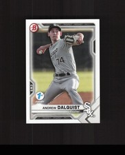 2021 Bowman 1st Edition #BFE-64 Andrew Dalquist Baseball Card White Sox