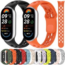 Silicone Bracelet Strap Band For Xiaomi Mi Band 8/9/10 NFC Replacement Wristband