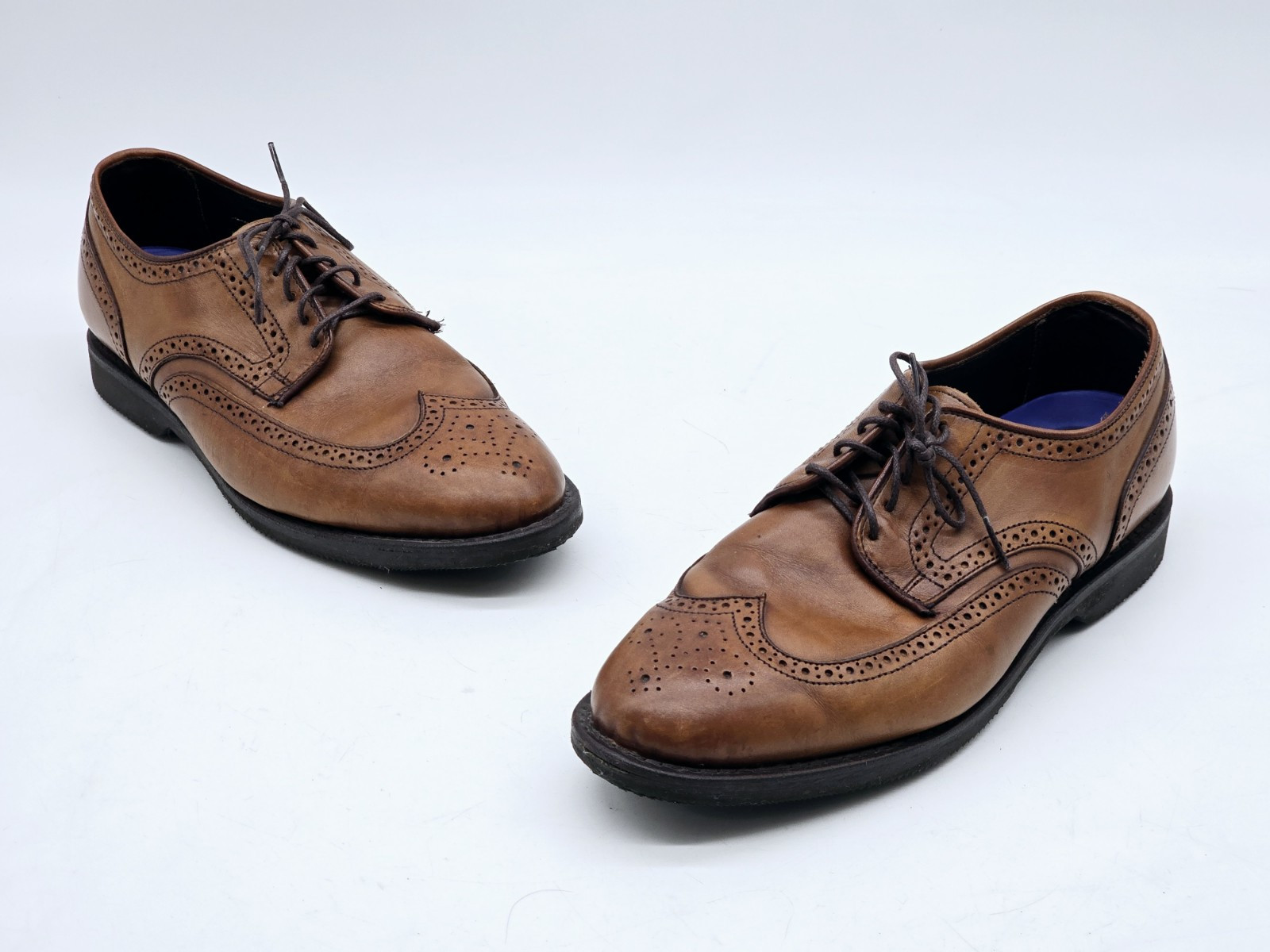 SAOLA Scarpe eleganti Allen Edmonds Road Warriors in pelle marrone da uomo taglia 8 5 US 38 EU