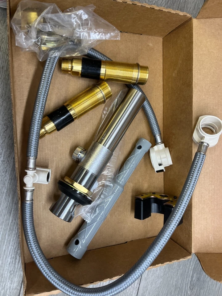 Moen 9000 M-PACT 1/2" Widespread Faucet Rough-In Valve with Drain Assembly READ - Image 3 of 4