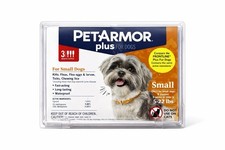 PetArmor Plus Small Dog Flea Tick Treatment 5-22 lb 3-Month Supply New Sealed