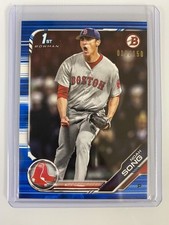 2019 Bowman Noah Song Blue /150 Red Sox