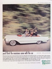 Delco Radio 1960 Buick Print Ad Vintage Car Music Advertising Delco Radio 1960 Buick Print Ad Vintage Car Music Advertising