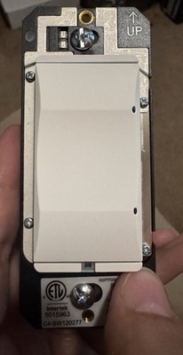 Control 4 Switch C4-SW120277 Snow White Coloring (Open Box, Read Description)