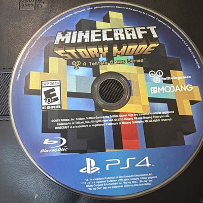 Minecraft : Story Mode (PS4) Game Disc Only PS4