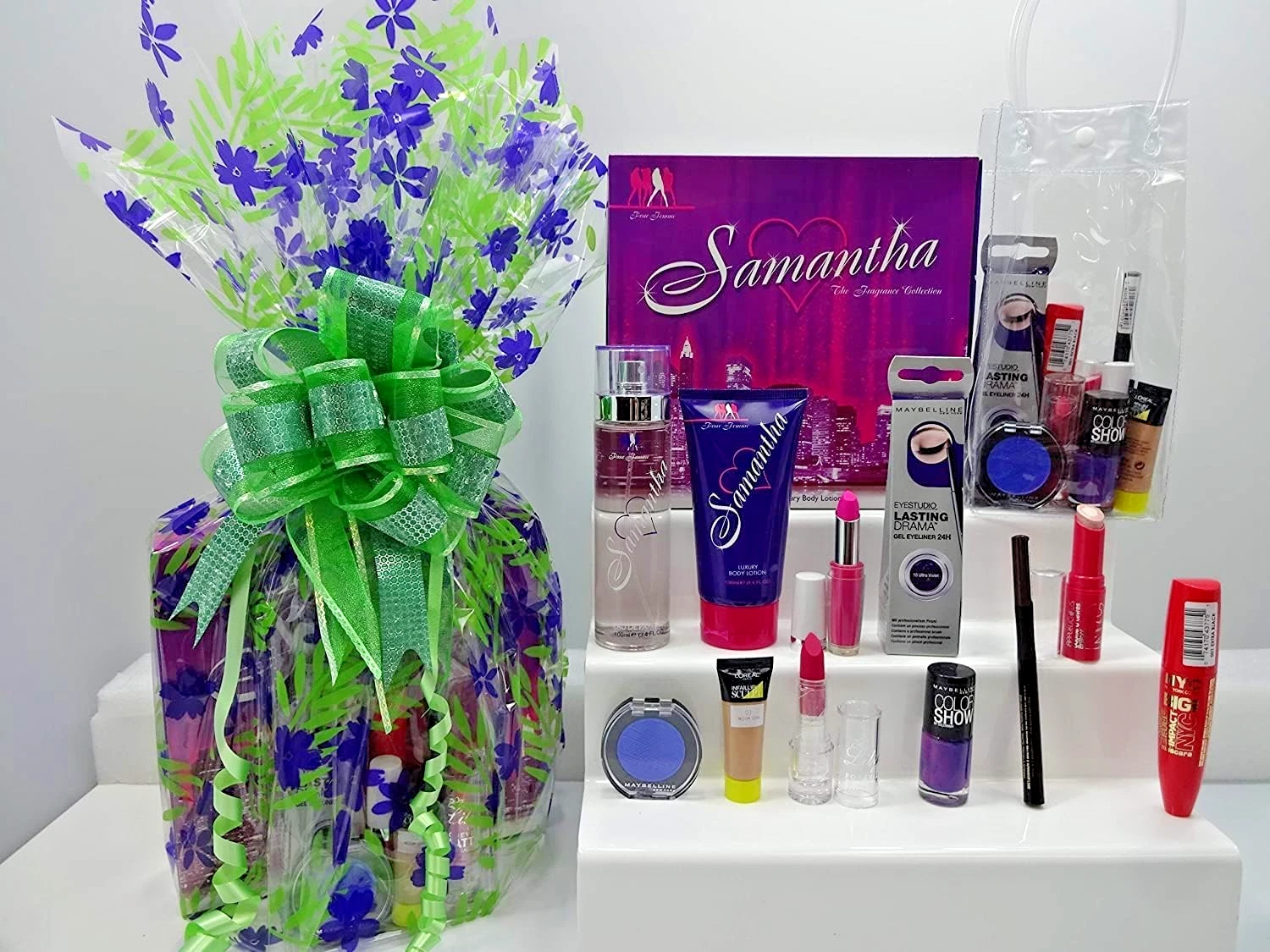 Samantha 2pc Perfume Set,10pc Bundle Make Up Kit, Gift Hamper For Women