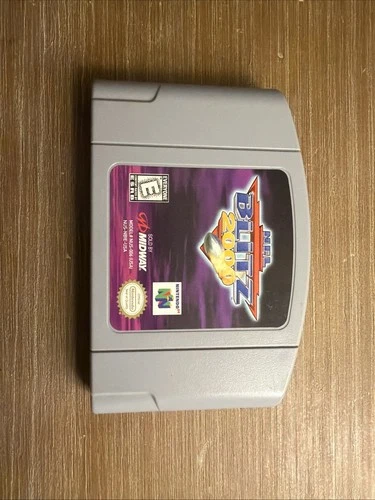 NFL Blitz 2000 (Nintendo 64, 1999) Authentic Cartridge Tested and Working
