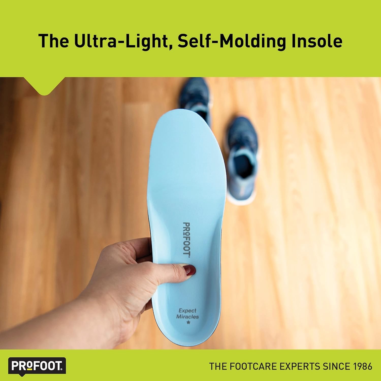 PROFOOT Original Miracle Insoles for Women (Sizes 6-10) – Self-Molding Ultra Lig