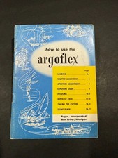 Argoflex Camera Instructions.....Free Shipping