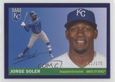 2020 Topps Archives 1955 Topps Purple 11/175 Jorge Soler #17 0t2