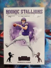 2024 Panini Contenders - Rookie Stallions J.J. McCarthy #9 (RC)