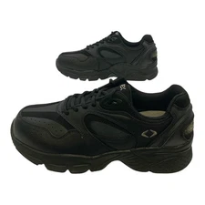 Apex Lace Walker X Walking Shoe Black Leather US Men's 11.5 X-Wide