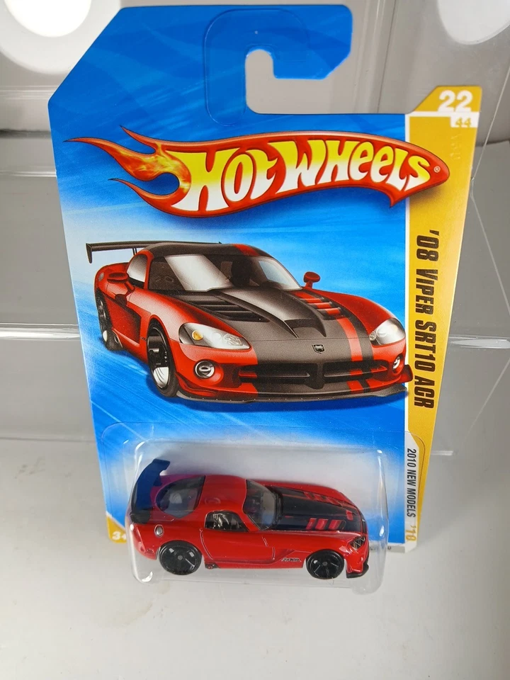 Lote De 3 Hot Wheels '08 Viper SRT10 ACR ROJO NEGRO BLANCO 2010 NUEVOS MODELOS Foto 3 de 4