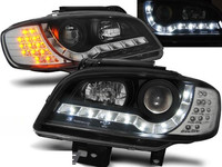 Scheinwerfer Paar Seat Ibiza / Cordoba 99-02 Daylight LED Schwarz