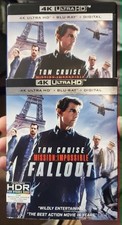 MISSION IMPOSSIBLE FALLOUT 2018 4K UHD  BLU-RAY  SLIPCOVER TOM CRUISE RARE OOP