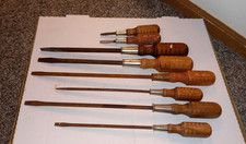 Vintage MAC Tools Wooden Handle Flat/Slotted ...