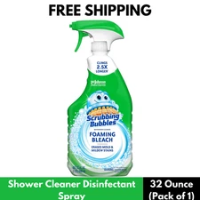 Scrubbing Bubbles Foaming Bleach Bathroom And Shower Cleaner Diainfectant Spray