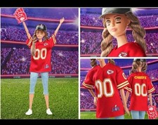 Mattel Barbie 2024 Signature NFL Super Bowl Champion Doll KC Chiefs-NEW & Sealed