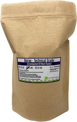 New In Box Borax, Technical Grade - 3 Pounds