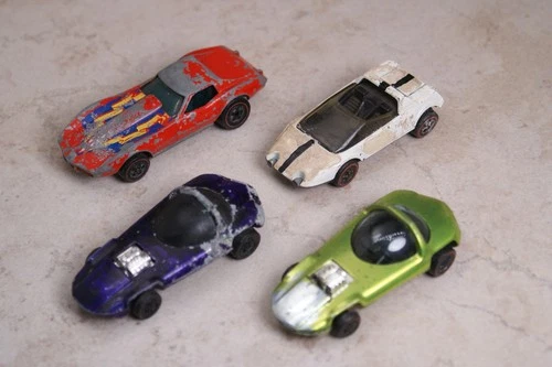Four Original Hot Wheels - Used - Silhouette, etc - 1 Bid -Free shipping!!