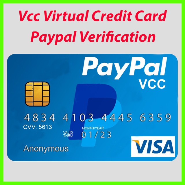 Buy Virtual Credit Card Vcc With Balance For Paypal Verification