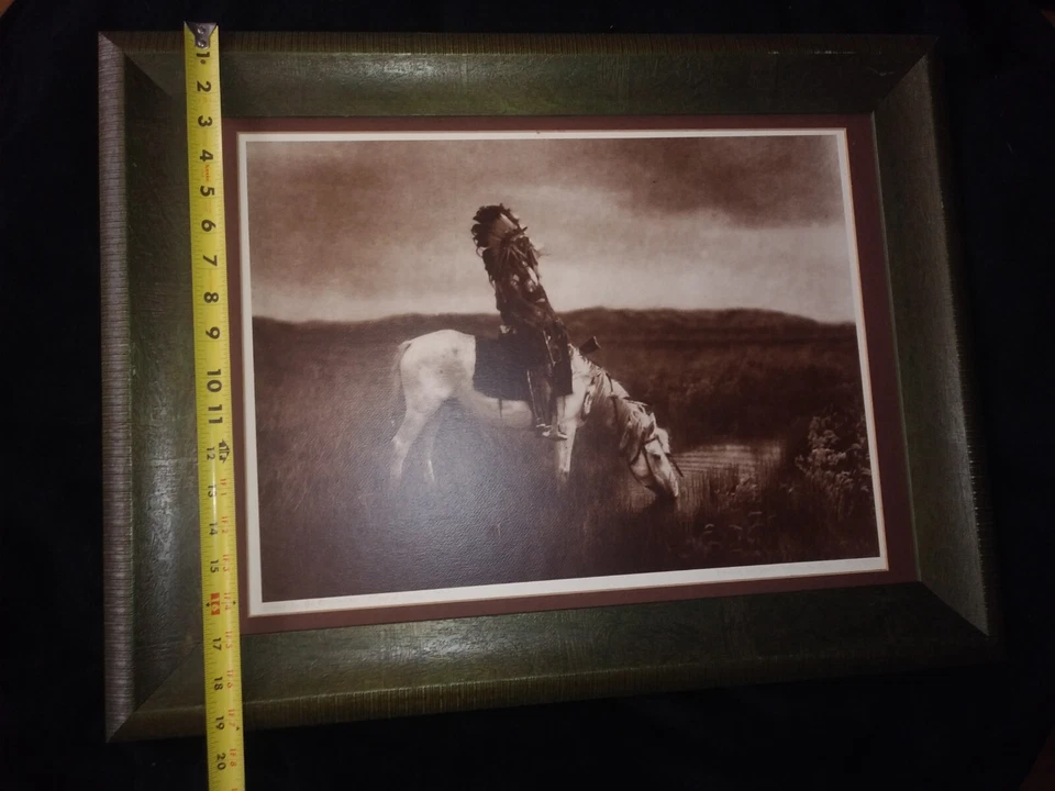 Fotografía nativa americana Edward Curtis edición limitada firmada Foto 3 de 4