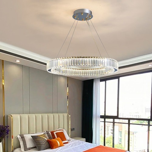 Modern Simple Ceiling Light Luxury Hall Bedroom Dining Room Crystal Chandelier - Picture 10 of 10