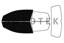 PreCut Film Front Two Door Windows for Volkswagen Golf 2 Door Hatch 2015-21 Tint