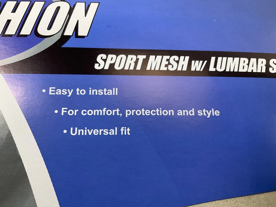 Cojín de asiento de cuero simulado negro y gris Pilot Automotive SC278G, universal Foto 3 de 4