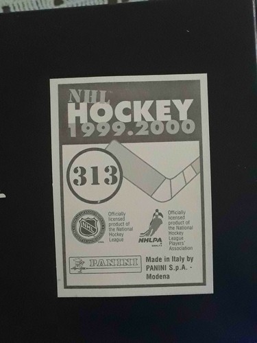 Panini NHL Hockey 1999 2000 99 00 ELIGE CUALQUIER PEGATINA CASI NUEVA/COMO NUEVA #201-360# - Imagen 207 de 297